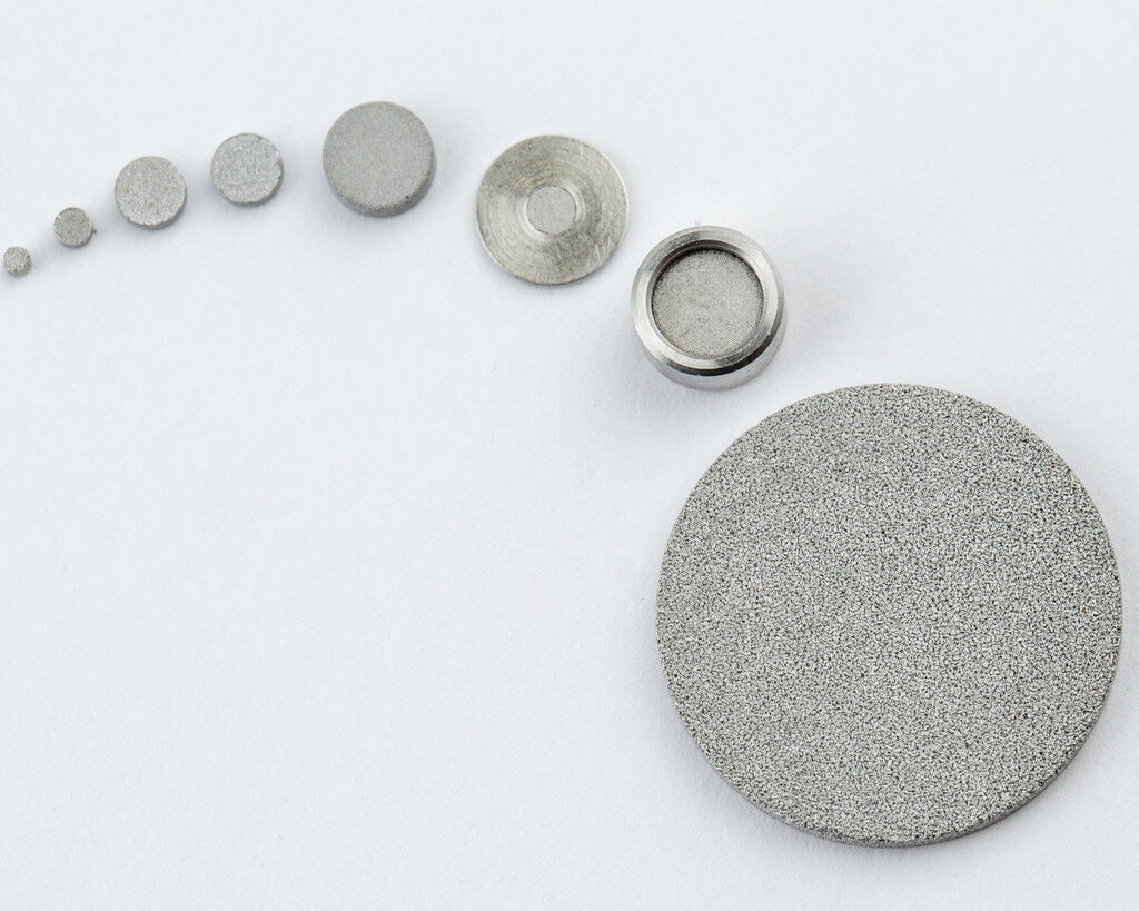 OPTI-FRIT stainless steel and titanium sintered frits for HPLC, UHPLC, LC/MS and OEM filtration applications